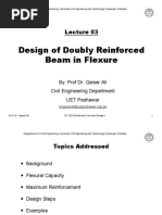 Lecture 03-Design of Doubly Reinforced Beam in Flexure