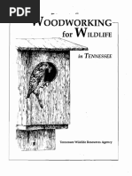 Woodworking For Wildlife Instruction Booklet