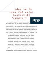 Abordaje de La Sexualidad en Los Trastornos Del Neurodesarrollo