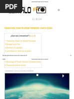Transición Zoom en Adobe Premiere - Earth Zoom