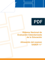 Alineación Del Examen Saber 11. La Prueba de Lectura Crítica