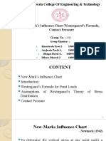 C. K. Pithawala College of Engineering & Technology: New-Mark's Influence Chart Westergaard's Formula, Contact Pressure