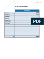 Annex 5: Bill of Quantities (Boqs) : Unicef Jco - RFP