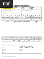 Thorough Examination Report