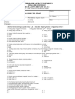 Soal PTS-UTS PAI Kelas 5 Semester 2 T.A 2019-2020