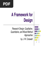 Creswell 1 Framework