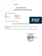 Surat Pernyataan Mockap (Sample)