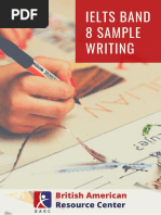 IELTS Band 8 Sample Writing