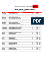 Lista 1 Carsas Febrero