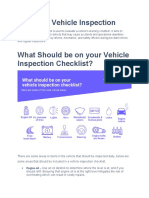 What Is A Vehicle Inspection