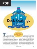 Deck Coatings: The Importance of On-Board Maintenance For Ships