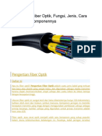 Pengertian Fiber Optik