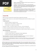 Sample ERQ: Cognitive Approach