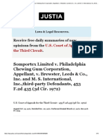 Somportex Limited v. Philadelphia Chewing Gum Corporation, Appellant, v. Brewster, Leeds & Co., Inc. and M. S. International, Inc.