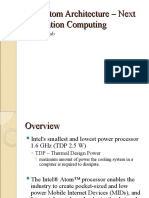 Intel Atom Architecture - Next Generation Computing