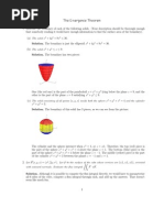 The Divergence Theorem - Solutions