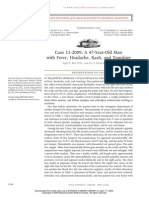 Case 11-2009 - A 47-Year-Old Man With Fever, Headache, Rash, and Vomiting