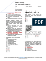 SBMPTN 2018 Biologi