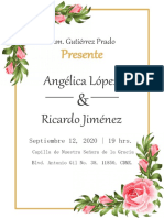 Invitaciones de Boda PowerPoint Editable Plantilla 4