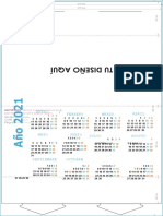 Calendario Mesa Triangular 10 - 5x21