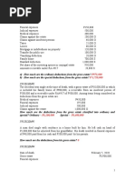 Estate Tax - Exercises On Allowable Deduction and Taxable Net Estate