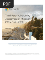 Office 365 - Third-Party Vulnerability Assessment of Microsoft 365 - 2020 PDF