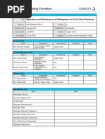 DIST-GAM-SOP-015 Operation and Maintenance of Refrigerator For Cold Chain Products