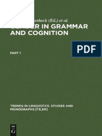 Unterbeck, B, Rissanen, M., Nevalainen, T. & Saari, M. Gender in Grammar and Cognition. I Approaches To Gender. II Manifestations of Gender