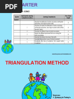 Grade10 Science Triangulation-Method