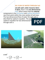 Two Dimensional Flow of Water Through Soil