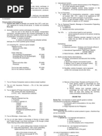 Percentage Taxes Notes