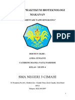 Laporan Praktikum Bioteknologi Cathrine D.N.P & Anisa J XII IPS 4