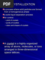 Crystallization