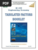 IE255 Tables Booklet