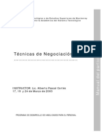 Técnicas de Negociación