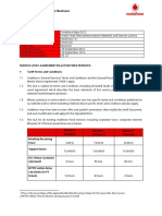 Tariff Document Template: Business