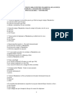 Teste Grila Licenta GEO 2018