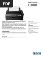 FX-890II: Nine-Pin Dot Matrix Printer Offering Faster Printing, Outstanding Reliability and Extremely Low TCO