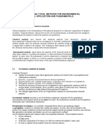 1.1 Introduction To Chemical Analysis