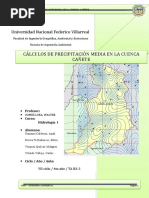 Trabajo Isoyetas en La Cuenca Canete