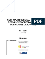 Guía y Plan General para El Retorno Progresivo A Las Actividades Laborales 2