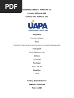 Semana IV - Representación y Conocimiento de La Memoria A Largo Plazo