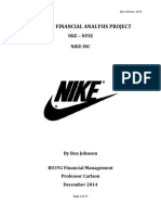 Company Financial Analysis Project: Nke - Nyse Nike Inc