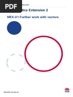 Mathematics Extension 2: MEX-V1 Further Work With Vectors