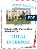 Physics Project On Total Internal Reflection