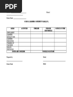 School Learning Continuity Plan (LCP)