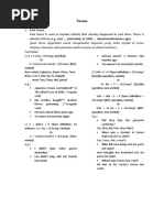 Past Tense and Past Continuous