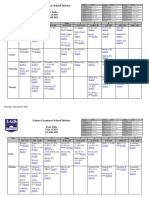 Lahore Grammar School Defence: Time Table Class of 2021 A2 2020-2021