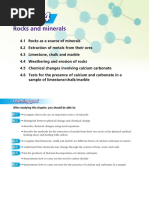 Rocks and Minerals: Learning Goal