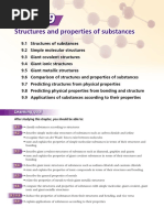 Structures and Properties of Substances: Learning Goal